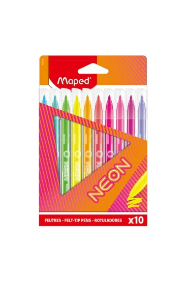 Maped Flamastry neon 10 kolor�w