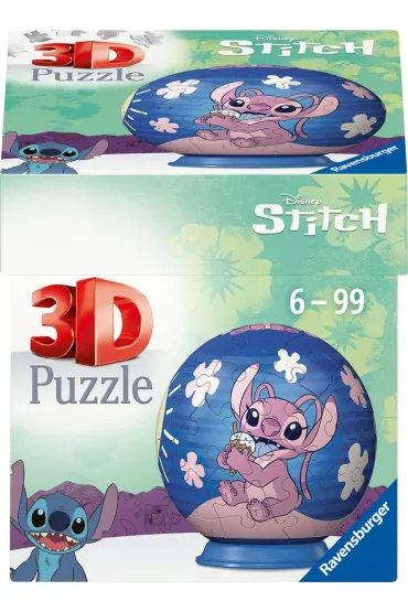 Puzzle Kula 54 el. 3D Stitch 2 Ravensburger