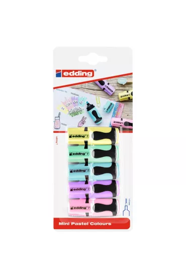 Edding Mini zakre�lacze pastelowe 5 szt.