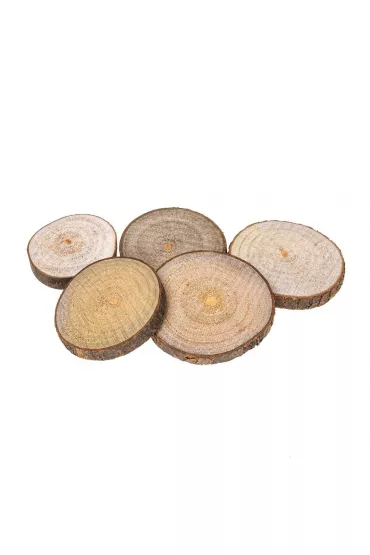 Brewis Plastry drewna 4-6cm 5 szt.