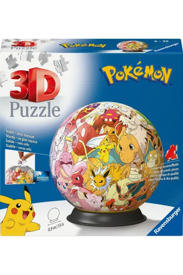 Puzzle Kula 72 el. 3D Pokemon Ravensburger