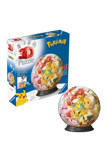 Puzzle Kula 72 el. 3D Pokemon Ravensburger