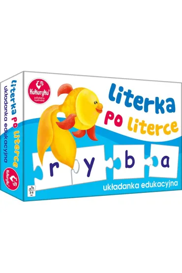 Puzzle Uk�adanka edukacyjna. Literka po literkce Kukuryku