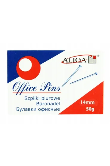 Aliga Szpilki metalowe 14mm 10op.x 50g