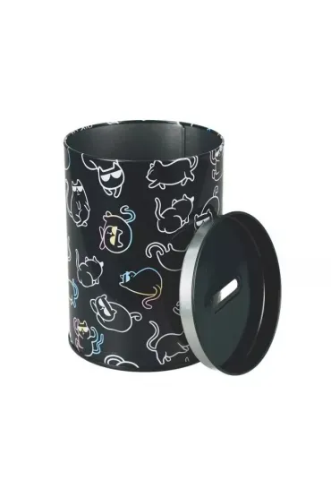 Skarbonka metalowa okr�g�a Kitty holograf STARPAK 536634