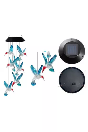 LeanToys Lampka solarna kolibry