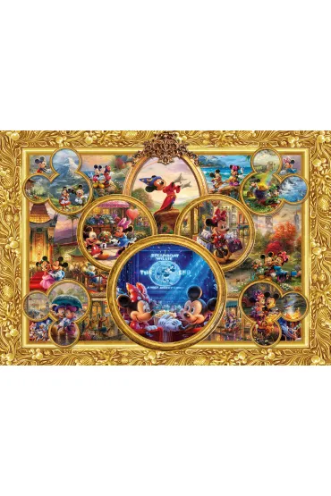 Puzzle 2000 el. Myszka Miki & Minnie (Disney) G3 - Thomas  Kinkade