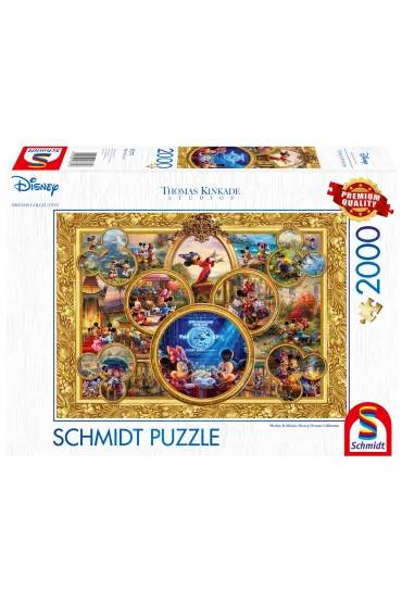 Puzzle 2000 el. Myszka Miki & Minnie (Disney) G3 - Thomas  Kinkade