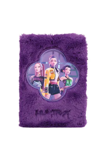 KIDS EUROSWAN Notatnik pluszowy A5 K-POP Demon Hunters Huntrix KD722519