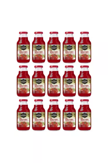 Sady Wincenta Sok warzywny naturalnie mtny toczony Zgrzewka 15 x 330 ml