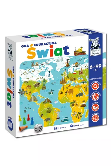 �wiat. Gra edukacyjna. Kapitan Nauka Edgard