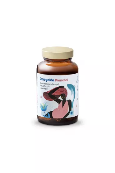 HealthLabs OmegaMe Prenatal Kwasy t�uszczowe Omega 3 DHA i EPA z ryb z witamin� D3 - suplement diety 60 kaps.