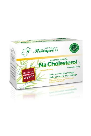 Herbapol Wroc�aw Na cholesterol - herbatka Suplement diety 24 sasz.