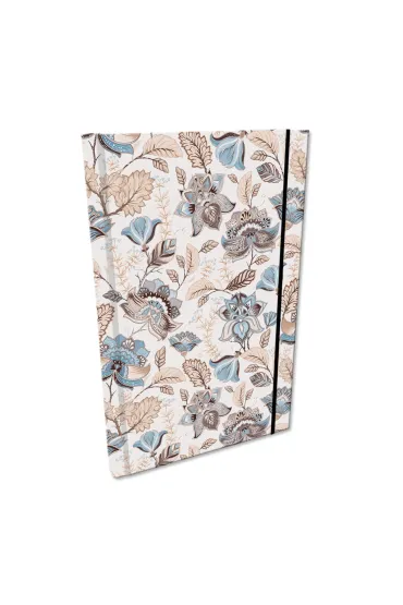 Bee-bee Notes A5/192 kratka z gumk� Soft Touch Kwiaty