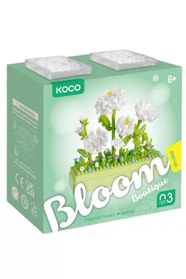 Klocki KOCO kwiaty ja�minu 285 element�w