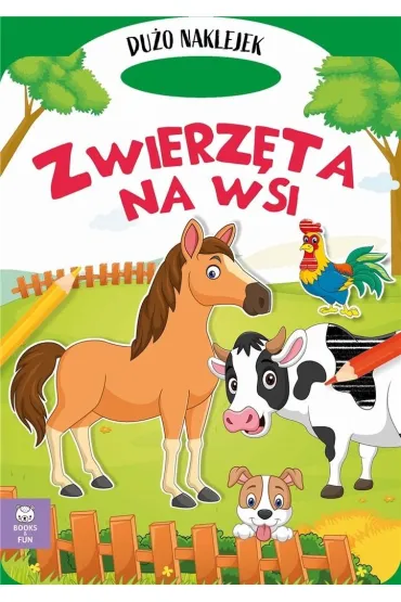 Teczka zwierz�ta na wsi z pod�jnymi naklejkami