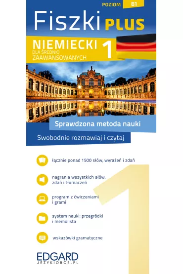 Fiszki Plus. Niemiecki dla �rednio zaawansowanych. Poziom B1