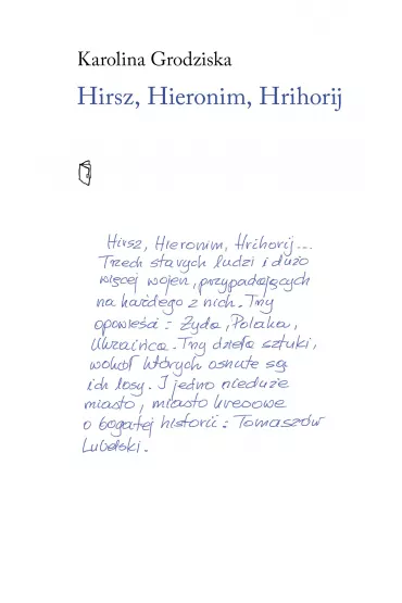 Hirsz, Hieronim, Hrihorij - Karolina Grodziska