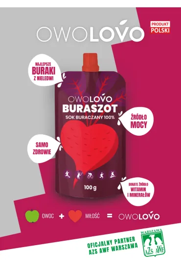 Owolovo Sok z buraka 100% Burashot 100 g