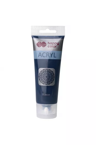 Happy Color Farba akrylowa tubka b��kit pruski 75ml