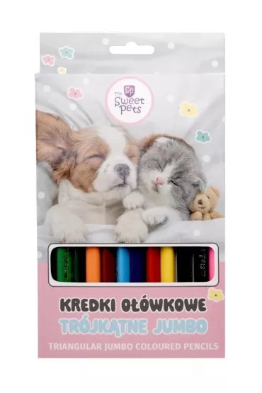 Beniamin Kredki tr�jk�tne jumbo The sweet pets 12 kolor�w