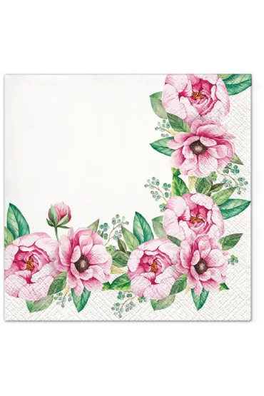 Paw Serwetki Rama z kwiat�w 33x33 cm