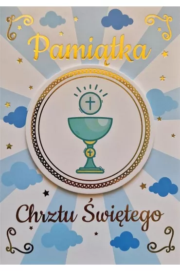 Yeku Karnet Chrzest ch�opiec