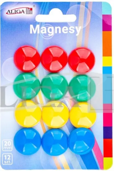 Aliga Magnesy 2cm MG-6059 12 szt.