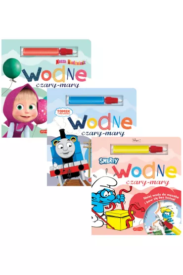 Pakiet Wodne czary-mary: Masza i Nied�wied�, Tomek i przyjaciele, Smerfy