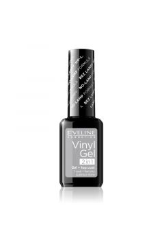 Eveline Cosmetics Vinyl Gel + Top Coat 2in1 lakier winylowy 201 12 ml