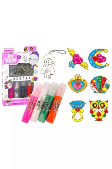 Witra�e zawieszki DIY 6 szt LeanToys