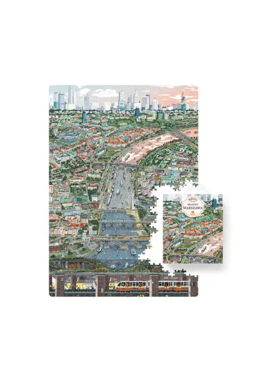 Puzzle Puzzlove CzuCzu 1000 el. Miasto Warszawa Bright Junior Media