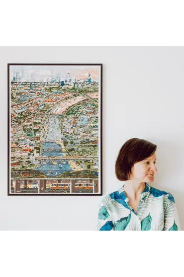 Puzzle Puzzlove CzuCzu 1000 el. Miasto Warszawa Bright Junior Media
