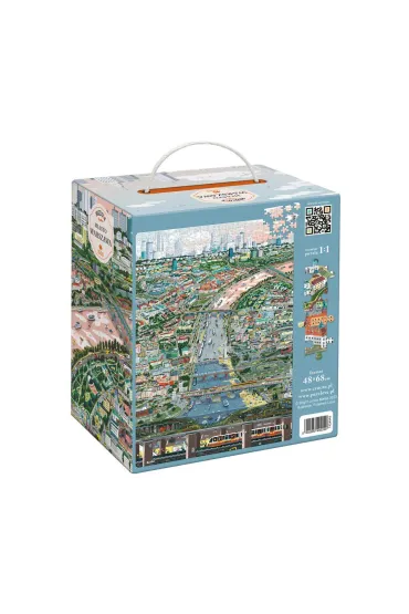 Puzzle Puzzlove CzuCzu 1000 el. Miasto Warszawa Bright Junior Media