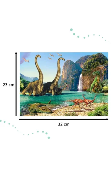 Puzzle 60 el. �wiat dinozaur�w Castorland
