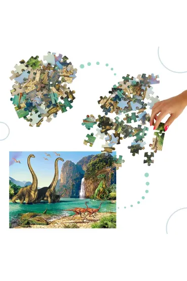 Puzzle 60 el. �wiat dinozaur�w Castorland