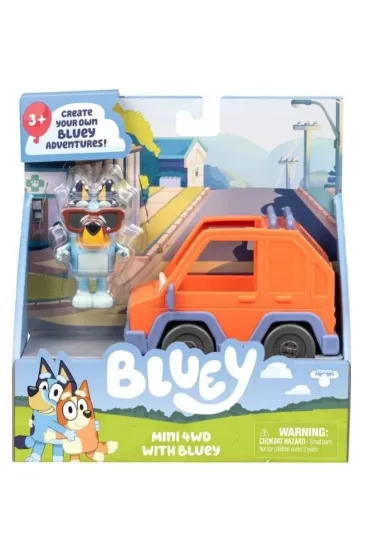 Samoch�d z figurk� Bluey