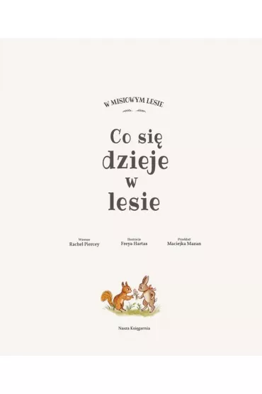 Co si� dzieje w lesie? - Freya  Hartas, Rachel  Piercey
