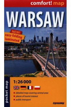 Warsaw pocked map 1:26 000