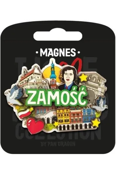Pan Dragon Magnes I love Poland Zamo�� ILP-MAG-C-ZAM-16