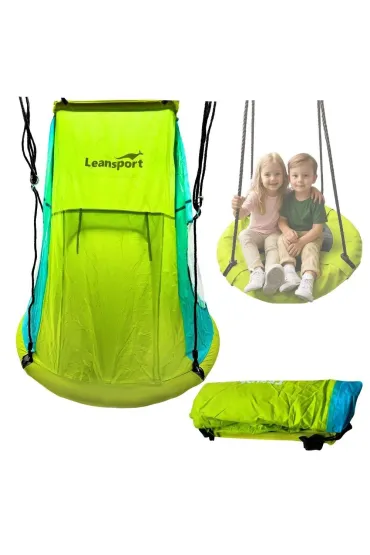 Namiot do hu�tawki bocianie gniazdo ziel 110-120cm LeanToys