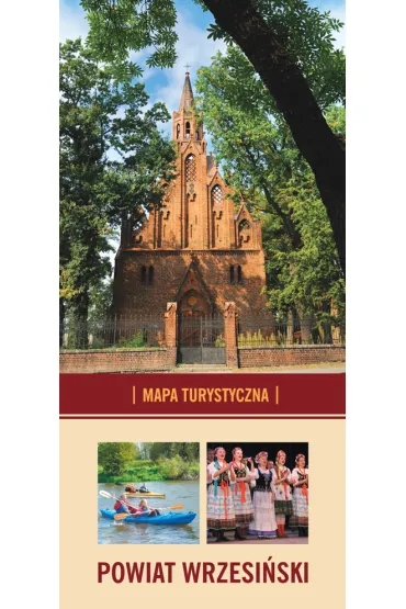 Powiat Wrzesi�ski - mapa turystyczna