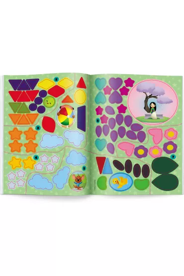 Disney Maluch. Kszta�ty. Ucz� si� i naklejam FIG-9203