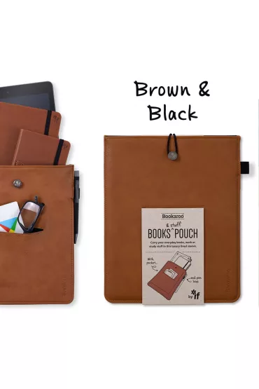 If Bookaroo Books & Stuff - etui na ksi��k� br�zowe