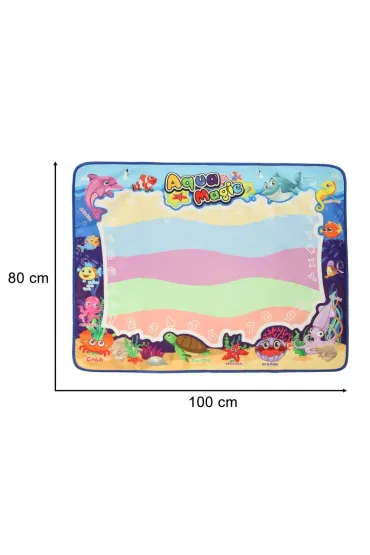 Mata wodna do malowania rysowania wod� XXL piecz�tki szablony zestaw 100 x 80 cm