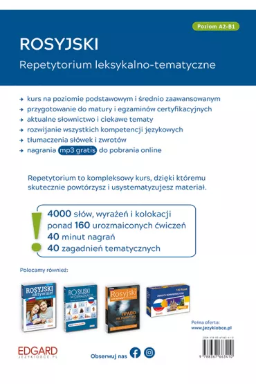 Rosyjski. Repetytorium leksykalno-tematyczne A2-B1 - Anna Buczel