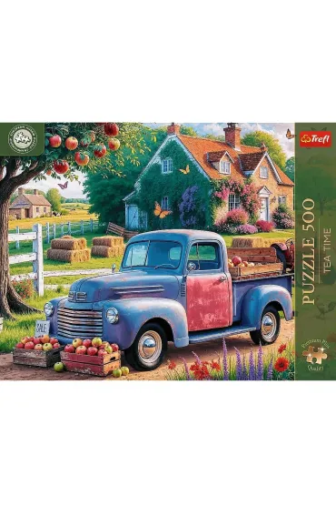 Puzzle 500 el. Tea Time: Samoch�d farmera Trefl