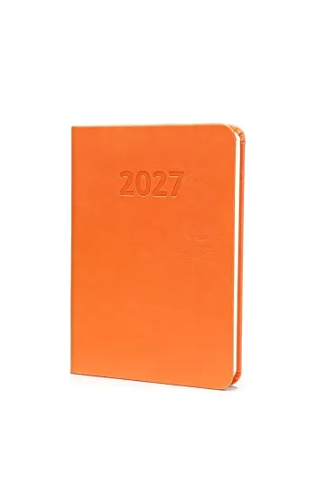 Kalendarz 2027 A6 Prestige Tygodniowy Pomara�czowy
