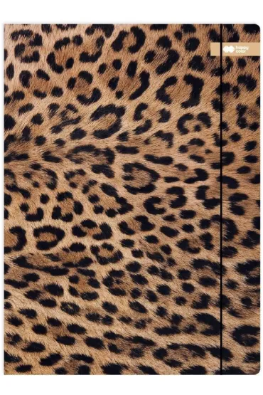 M&G Teczka A4+ z gumk� Safari Leopard HAPPY COLOR