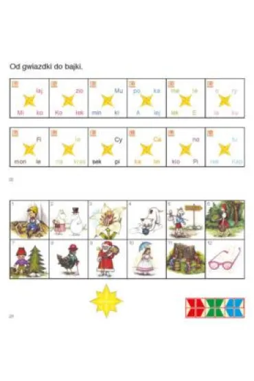 PUS Od gwiazdki do bajki Zabawy i �wiczenia sylabowe cz�� 2 - Halina Brzazgacz